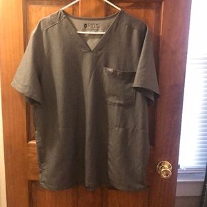 NWOT Figs Chisec Scrub Top Size Large Graphite